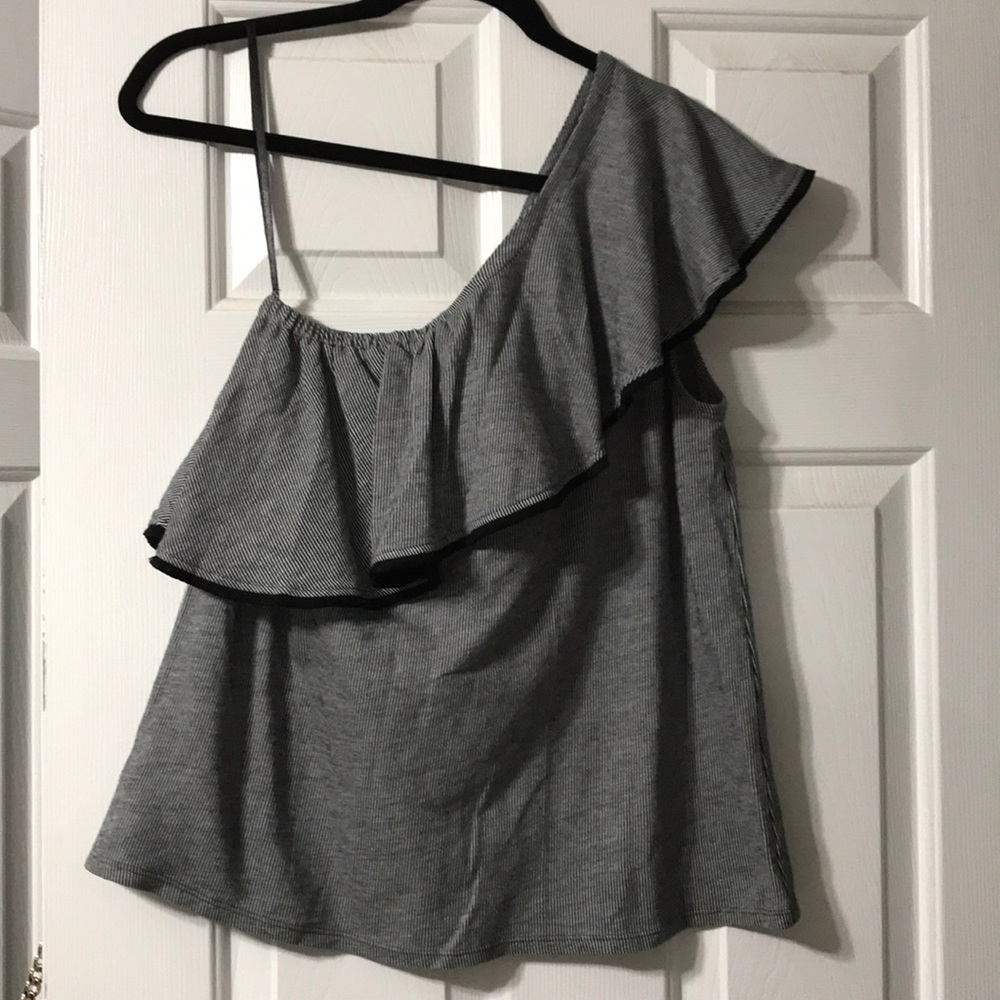 Loft one-shoulder top